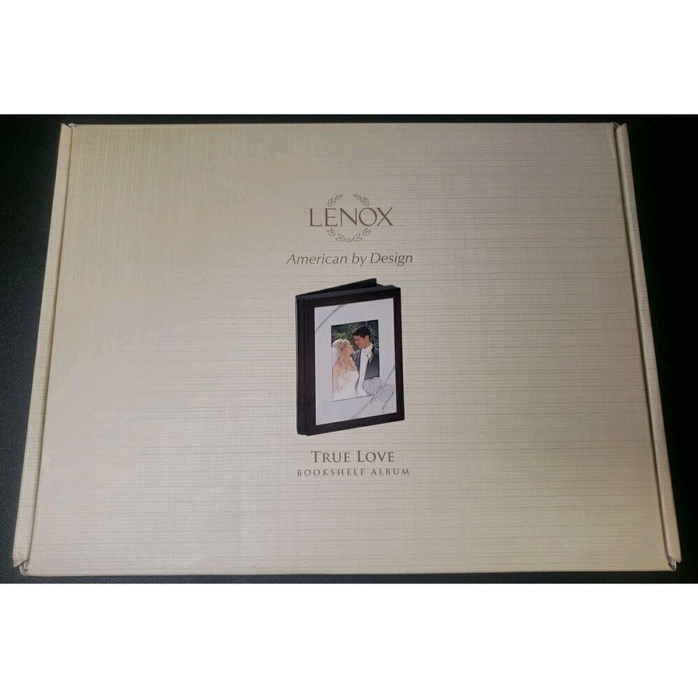 Lenox True Love Silver Plate Bookshelf Album 815746 NIB Wedding Gift W Warranty